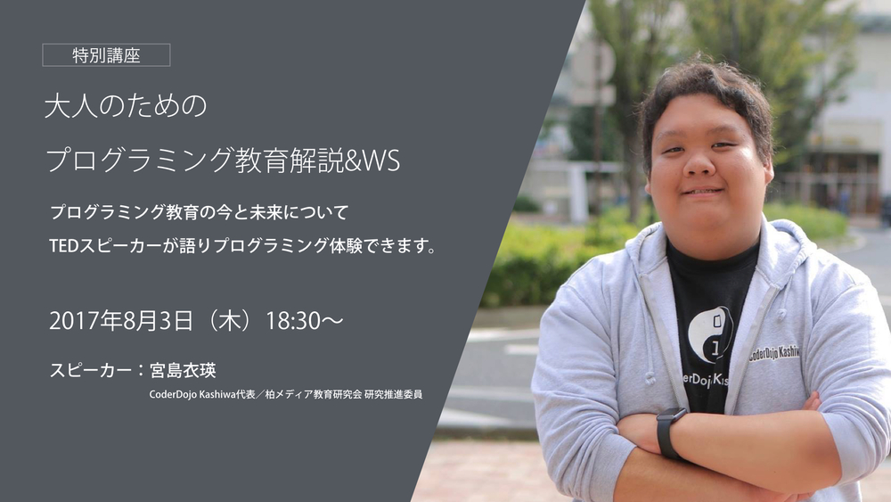 大人のためのプログラミング教育解説&ワークショップ
