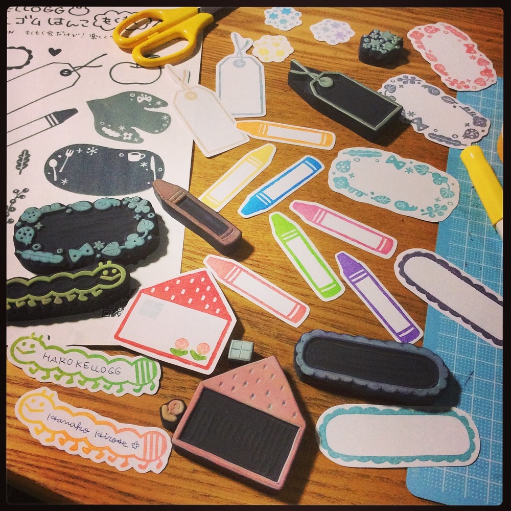 消しゴムはんこもくもく会 その4 Harokelloggの消しゴムはんこもくもく会 Doorkeeper