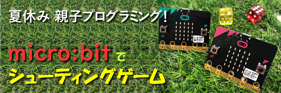 ※※一般申込専用※※ 【西宮北口校 8/11】夏休み親子プログラミング～micro:bitでシューティングゲームを作ろう～※保護者同伴