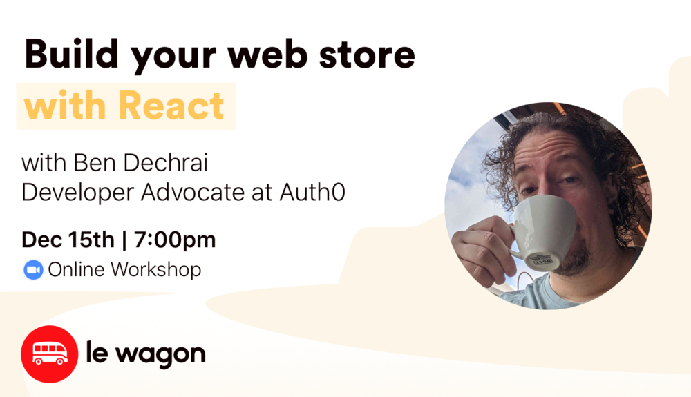 Build your Web Store with React - Online Workshop - TECH PLAY